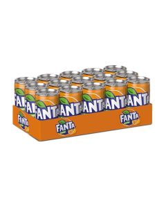 Orange Soft Drink Cans