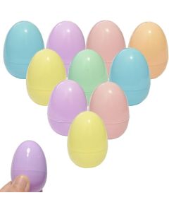 Higoala Pastel Color Easter Eggs 24 Piece Colorful Plastic Easter EggsPlastic Eggs Fillable Empty for Gift Baskets or Egg Hunt