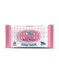 Ultra Soft & Gentle Baby Wet Wipes for Sensitive and Delicate Skin - 40 Wipes