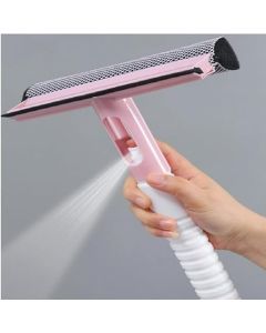 QUALIZA Multifunctional Screen Brush 3 in 1 Mesh Cleaning Brush Wiper with Attached Spray Bottle Net Cleaner DoubleSided Window Cleaner Glass Washing Bathroom Cleaner Household Cleaning Supplies