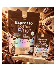 Espresso Coffee Plus 10 Sachets / Premium Instant Espresso Coffee Mix Powder