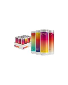 Hiyo Organic Social Tonic Classic Pack 12 Pack NonAlcoholic Functional Seltzer Flavored Sparkling Water Crafted with Organic Adaptogens Nootropics Botanicals