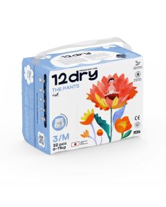 Baby Pants-Premium Baby Care (Size 3/M, 6-11 kg, 32 count)