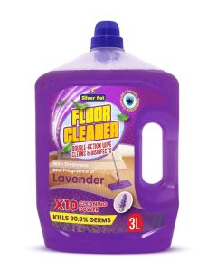 Lavender Floor Cleaner Liquid – 3L Antibacterial Surface Cleaning Solution with Soothing Lavender Scent for Tiles, Marble, Wood, and Laminate Floors