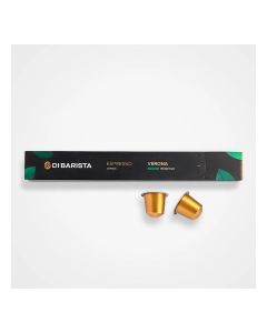 Di Barista Verona Coffee Capsules – Ethiopian Single Origin 100% Arabica Espresso Pods / Nespresso Compatible / Medium Roast