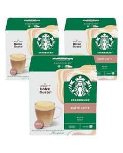 Caffe Latte 12 Coffee Capsules 121.2g Pack of 3