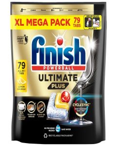 Finish Ultimate Plus Dishwasher Tablets 79's Lemon