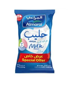 Almarai Milk Powder, Fortified Full Cream Milk Powder, Whole Family Pack- 2.25kg