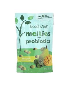 Beech-Nut, Melties with Probiotics, 8+ Months, Pear, Mango, Spinach & Yogurt, 1 oz (28 g)