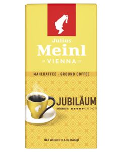 Julius Meinl Jubilaum Blend Ground Coffee, Classic Collection, Intensity 8, Medium Roast, 500g