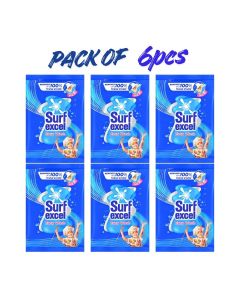 Surf Excel Detergent Powder 80g – Powerful Stain Removal (Pack Of 6pcs)