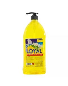 Loyal Dishwashing Liquid With Lemon Essence For Shiny Dishes- 2Ltr