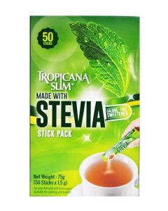 Calorie Free Sweetener With Stevia 50 Sticks 75 Grams