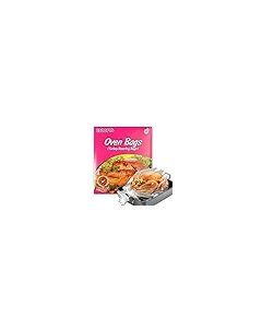 ECOOPTS Turkey Oven Bags Large Size Oven Cooking Roasting Bags for Chicken Meat Ham Seafood Vegetable 10 Bag 216 x 236 IN 1 Pack Large Size