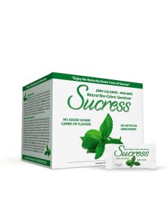 ANDREW LESSMAN Sucress Stevia Sweetener 100 Packets Natural NonCaloric Stevia Leaf Sweetener Zero Calories NonGMO No Added Sugar Carbohydrates or Flavors No Artificial Sweeteners