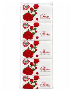 Soft Pack Facial Tissue 2 Ply, 500 Sheets, Pack of 5 / Soft & Absorbent Facial Tissues for Home, Office & Everyday Use