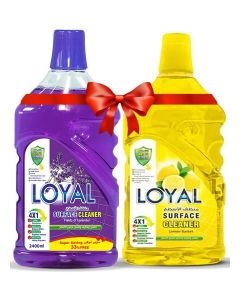 Surface Cleaner 2x2400ml Lemon & Lime + Lavender & Jasmine