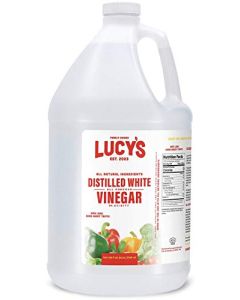 Lucys Family Owned Natural Distilled White Vinegar 1 Gallon 128 oz 5 Acidity White Vinegar 1 Gallon 128 fl oz