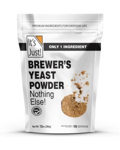 It's Just! Brewer's Yeast Powder - 10oz for Lactation Support, Keto Baking, and Sourdough Bread