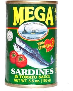 Mega Sardines In Tomato Sauce 155g
