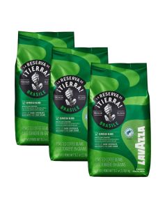 Lavazza iTierra! Brasile Whole Coffee Beans 1kg Pack of 3