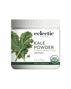 Eclectic herb Raw Fresh FreezeDried Kale Whole Food Powder 32 oz 90 g