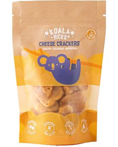 Koala Picks Cheese Crackers – 40g Pack – Crunchy Baked Snack – No Refined Sugar, No Preservatives – Made with Real Cheese & Butter – Healthy Crackers for Kids & Adults