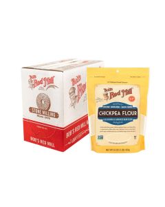 Bobs Red Mill Chickpea Flour 16oz Pack of 4 Non GMO Vegan Keto Friendly Friendly Kosher