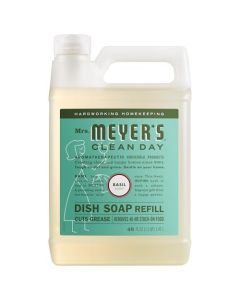 MRS MEYERS CLEAN DAY Liquid Dish Soap Refill Basil 48 fl oz