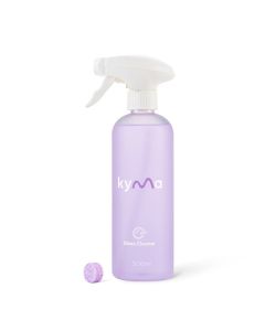 Kyma Non-Toxic Glass Cleaning Kit with Bottle & Refill - Wildflower Scent, Parabens free, Ammonia free (Makes 500ml of Cleaning Liquid)