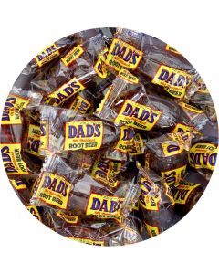 Dad's Root Beer Barrels Hard Candy - 1lb Bulk Bag (Approximately 50 pcs) - Old Fashioned Root Beer Flavor