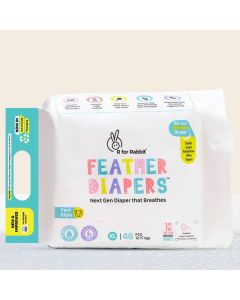 R for Rabbit XL Size Premium Feather Diaper - 46 Pack