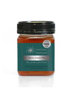 TA15+ Dwutta (Blackbutt) Raw Honey 250g (MGO 514+ equiv) - Glyphosate Free, Antioxidant, Single Origin