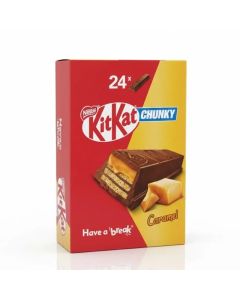Nestle Kitkat Chunky Caramel Chocolate Bar Box- 24 X 42gms
