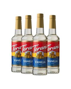 Torani Syrup Vanilla 254 Ounces Pack of 4