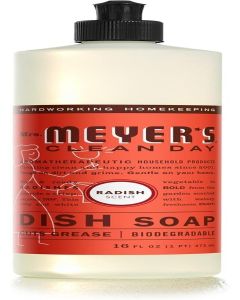 MRS. MEYER'S CLEAN DAY Liquid Dish Soap, Radish, 16 fl. oz