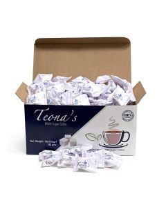 Teona's White Sugar, Individually Wrapped White Sugar Cubes, (152 Cubes) Perfect Sized Sugar Cubes For Tea And Coffee, 1 Pound Box Raw Sugar Cube, Perfect For Entertaining Guest. 100% Beet Root