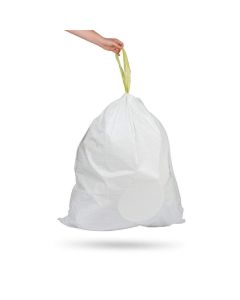 NINESTARS NSTB2145 Trash Bags Large White Packaging May Vary