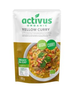 Organic Chestnut, Mushrooms & Chickpeas With Yellow Curry