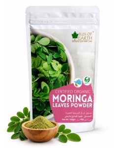 Bliss of Earth Organic Moringa Leaves Powder For Weight Loss Super Food Dietary Supplement 200gm