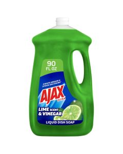 Ajax Ultra Liquid Dish Soap Vinegar and Lime Scent Sparkling Clean Dishes 90 fl oz Bottle