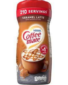 Coffee Mate Powdered Coffee Creamer, Caramel Latte, 15 oz (425.2g) - 210 Servings