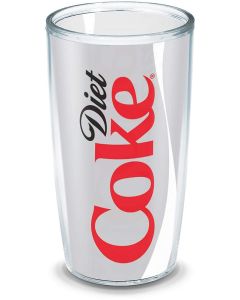 Tervis CocaCola Diet Coke Insulated Tumbler with Wrap 16oz Clear