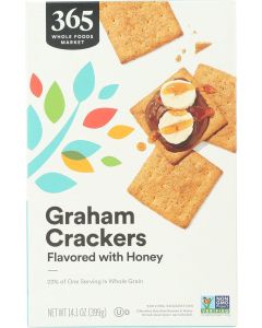 365 Whole Foods Market Honey Flavored Graham Crackers - 14.4 Ounce Box
