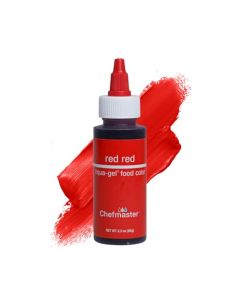 Chefmaster Red Red LiquaGel Food Coloring Vibrant Color ProfessionalGrade Dye for Icing Frosting Fondant Baking Decorating FadeResistant EasytoUse Made in USA 23 oz