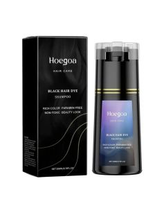 Black Hair Dye Shampoo, Instant Hair Dye Shampoo, Fast Hair Coloring Natural Instant Hair Dye, Long Lasting Hairs Color Shampoo For Women And Men 200ml.