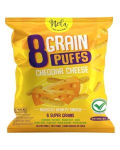 Nola - Gluten Free Puffs with 8 Grain & Cheddar Cheese 50G