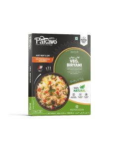 Veg Biryani 300g – Ready to Eat, Fragrant Basmati Rice with Aromatic Spices & Vegetables