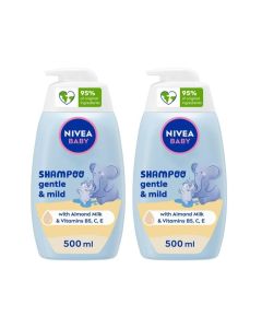 Nivea Baby Shampoo Gentle And Mild 500ml Pack of 2