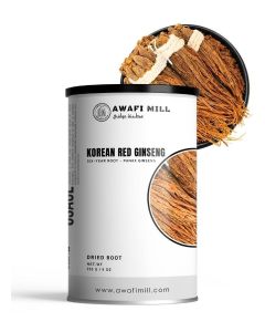 AWAFI MILL Korean Red Ginseng Root / 6-Year Aged / Whole Panax Ginseng - 100 g / 3.5 Oz
